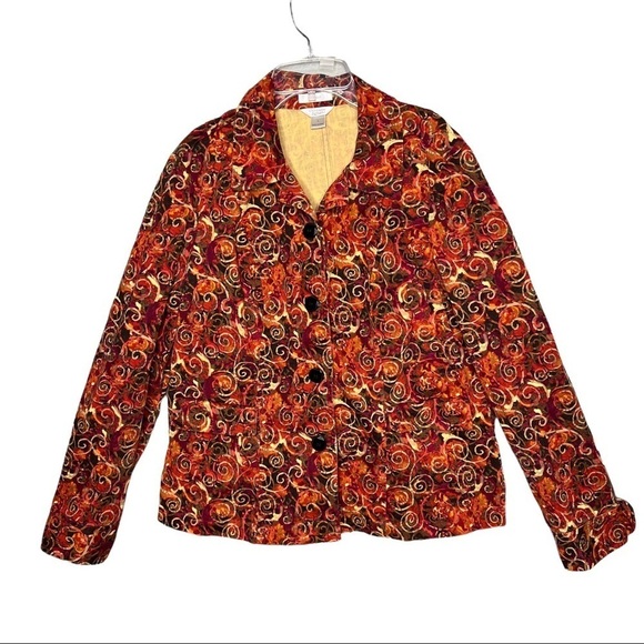Christopher & Banks Front Button Stretch Jacket - Picture 1 of 8